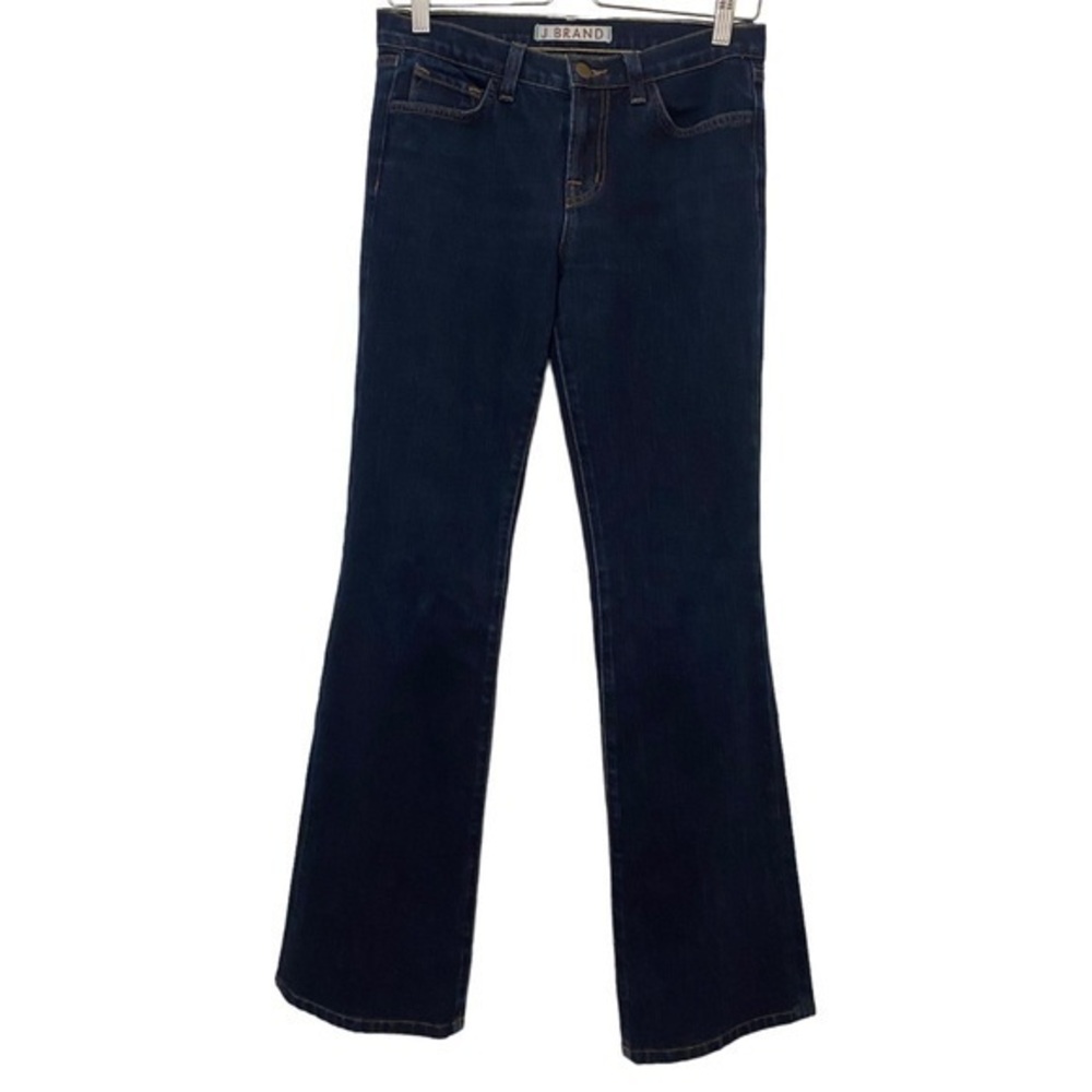 J Brand Dark Wash Mid Rise Boot Cut Jeans Size 26 Style# 8502U324